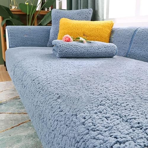 Nitoope Samt-Sofabezug 1 2 3 4-Sitzer Sofabezüge Sofabezug L-Form Ecksofa Sofa/Couch Wurfdecke, Samtsofa-Überwürfe Sofabezüge rutschfestes Sofawurf Sofa-Schutz von Nitoope