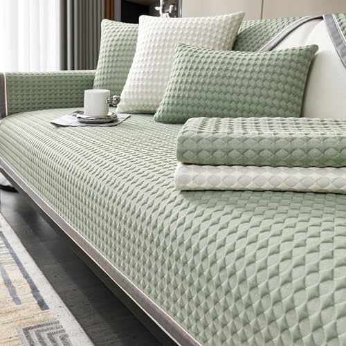 Sofa Überzug, Sofabezug Couch Überzug 3 Sitzer, Summer Cool Sofa Cover, Anti Rutsch Couch für L Form Sofaschoner Chaiselongue Ecksofa 2 Sitzer Schonbezüge Wohnzimmer von Nitoope