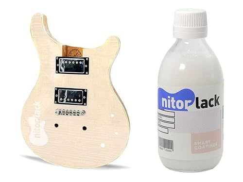 Gitarren Beize / Woodstain Weiß auf Wasserbasis 250 ml Flasche von Nitor