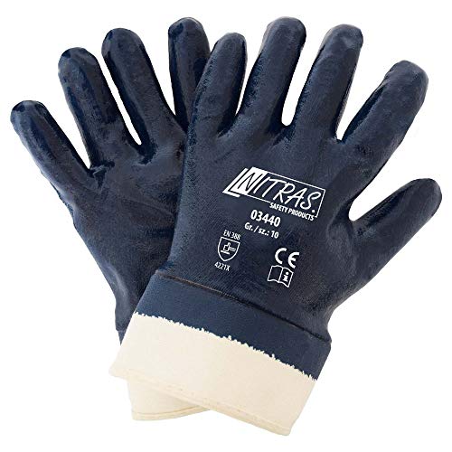 12Paar Handschuhe Nitras Blau, 9 von Nitras