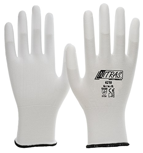 240 Paar NITRAS Nylon-PU-Fingerkuppen, weiß-weiß M Grösse M 240 Paar NITRAS Nylon-PU-Fingerkuppen, weiß-weiß M Grösse M von NITRAS