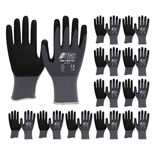 NITRAS 8700 Skin-Flex Strickhandschuh mit schwarzer Spezialbeschichtung für Feinmontage - VPE 12 Paar, Größe:10 NITRAS 8700 Skin-Flex Strickhandschuh mit schwarzer Spezialbeschichtung für Feinmontage - VPE 12 Paar, Größe:10 von Nitras