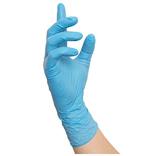 NITRAS Nitril Einweghandschuhe L, 100x Nitril Einmalhandschuhe L Nitrilhandschuh von Nitras