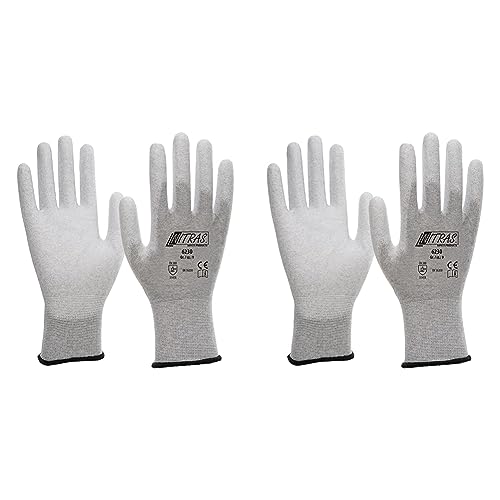 Nitras 6230 ESD-Handschuhe - antistatisch und Touchscreen-fähig, Größe:Größe XL (1 Paar) (Packung mit 2) von Nitras