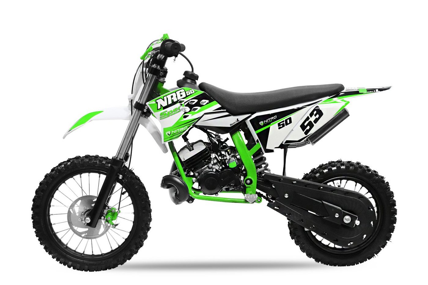 Nitro Motors Dirt-Bike 50cc midi Kinder Dirtbike NRG50 14/12 Crossbike Pocketbike" von Nitro Motors