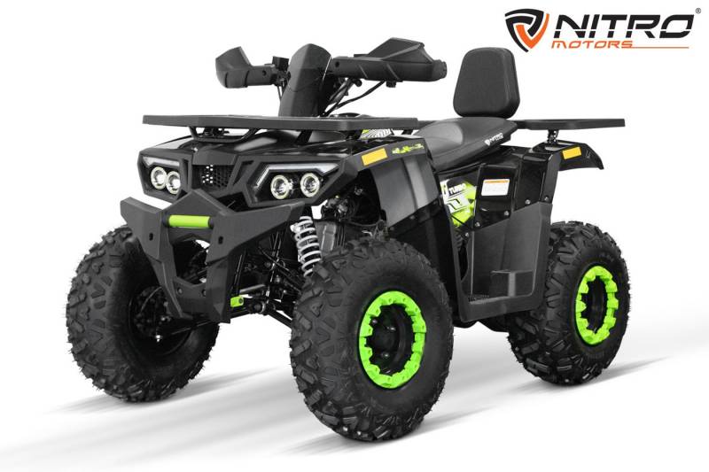 Nitro Motors Quad 180cc maxi Quad Rugby V3 CVT RS10 Platinum, 62 km/h von Nitro Motors