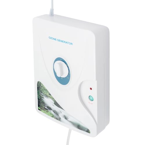 600 Mg/H Ozongenerator, Tragbarer Ozonisator Mit Zeitschaltuhr, 220 V, Ozon-GeräT, Ozongenerator-Luftreiniger FüR Wasser, Obst Und GemüSe von NiuLifeya