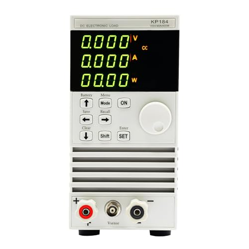Kp184 DC Elektronischer Lasttester, Einkanalig, mit CC, CV, CW und CR Modi, Hohe Genauigkeit von 0,05%, RS232 und RS485 Schnittstelle für LED Stromversorgung, Batterietests, Überlast, Thermoschutz Kp184 DC Elektronischer Lasttester, Einkanalig, mit CC, CV, CW und CR Modi, Hohe Genauigkeit von 0,05%, RS232 und RS485 Schnittstelle für LED Stromversorgung, Batterietests, Überlast, Thermoschutz von NiuLifeya