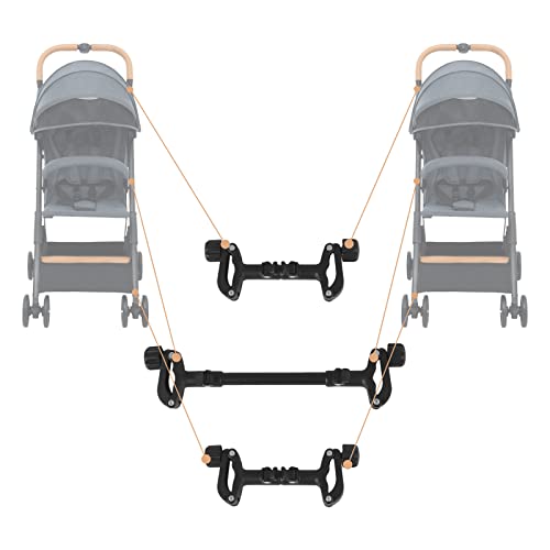 NiuLifeya 3 tlg Kinderwagenverbinder, 2 x Verbinder für Kurze Kinderwagen + 1 x Langer Kinderwagenverbinder, Baby Kinderwagenverbinder Universalgelenke Kinderwagenzubehör, Schwarz NiuLifeya 3 tlg Kinderwagenverbinder, 2 x Verbinder für Kurze Kinderwagen + 1 x Langer Kinderwagenverbinder, Baby Kinderwagenverbinder Universalgelenke Kinderwagenzubehör, Schwarz von NiuLifeya