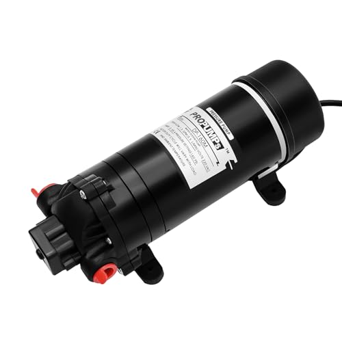 Selbstansaugende Druckerhöhungspumpe, 120W 220V Wasserpumpe 80-90 psi, Druckerhöhungspumpe 5,1-5,5 l/min, Druckerhöhungspumpe mit 3 Kammer Membran, Membranwasserpumpe für Landwirtschaft, Haushalt von NiuLifeya