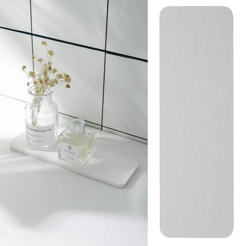 NiuYichee Kieselgur Seifenablage für die Küche, wasserabsorbierende Kieselgur-Untersetzer, wasserabsorbierender Stein für Handseife, Tassen, Getränkeflaschen, Pflanzen und Kosmetikflaschen, 2 Stück von NiuYichee