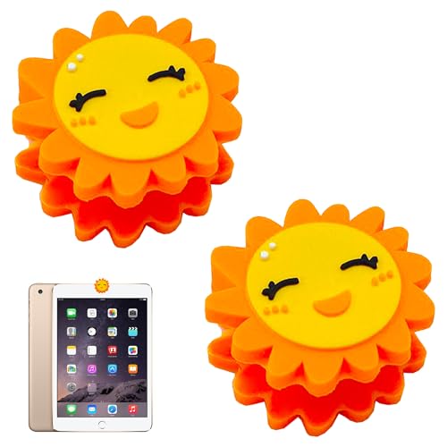 Niuhong 2 pcs Lustige Webcam Abdeckung Kreativität Cartoon Webcam-Abdeckungen Niedlicher Dünner Cover Schutz Klein Ohne Rückstände Für Laptop PC iPad Computer MacBook iMac (Sonnenblume) von Niuhong