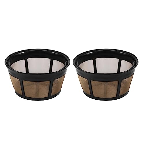 Niukuyu Wiederverwendbarer Kaffeefilter, Korb-Kaffeefilter, 8–12 Tassen, Ersatz-Kaffeefilter mit Edelstahl-Mesh-Boden Niukuyu Wiederverwendbarer Kaffeefilter, Korb-Kaffeefilter, 8–12 Tassen, Ersatz-Kaffeefilter mit Edelstahl-Mesh-Boden von Niukuyu