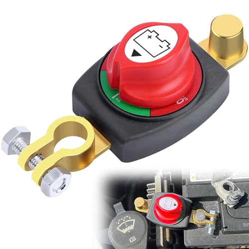 Niuny Batterie Trennschalter 12V-48V Batterietrennschalter 12V Batterie Hauptschalter 275A Batterieschalter Batteriehauptschalter Autobatterie Schalter für Auto Motorrad Caravan Yacht Bus Boot Niuny Batterie Trennschalter 12V-48V Batterietrennschalter 12V Batterie Hauptschalter 275A Batterieschalter Batteriehauptschalter Autobatterie Schalter für Auto Motorrad Caravan Yacht Bus Boot von Niuny