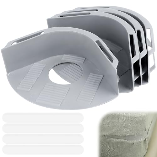 Niuny Bettlaken Halter Bettlakenspanner Ecken 4Stk Spannbettlaken Halter Bettlakenhalter mit Verschlussstreifen Sheetlocks Laken-Eckenhalter Bed Sheet Holder für Matratzenschoner Bettwäsche Decken von Niuny