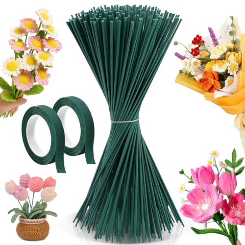 Niuny Blumendraht grün 150stk Basteldraht 2mm Durchmesser Floristendraht 30cm Länge Blumenstamm Steckdraht blumenstrauß drahtstab floristik draht für Blumenarrangements DIY Blumenbouquets Handwerk Niuny Blumendraht grün 150stk Basteldraht 2mm Durchmesser Floristendraht 30cm Länge Blumenstamm Steckdraht blumenstrauß drahtstab floristik draht für Blumenarrangements DIY Blumenbouquets Handwerk von Niuny