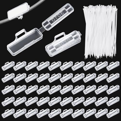 Niuny Kabelbeschriftung Clip Kabel Beschriftung Clip 100Stk Kabeletiketten Kabelmarker Kabelmarkierung Weiß Wasserfest mit Kabelbinder für Kennzeichnung und Sortierung von Kabeln Aller Art Niuny Kabelbeschriftung Clip Kabel Beschriftung Clip 100Stk Kabeletiketten Kabelmarker Kabelmarkierung Weiß Wasserfest mit Kabelbinder für Kennzeichnung und Sortierung von Kabeln Aller Art von Niuny