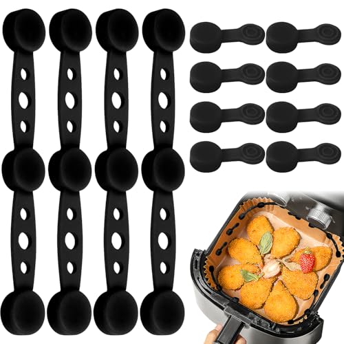 Niuny Luftbraten Magnet Silikonschnalle Magnete HeißLuftfritteuse 12Stk Luftfritteusen Magnete für Papier Magnet Airfryer Backpapier Silikon Magnetisch für Airfryer HeißLuftfritteuse Silikon Schnalle Niuny Luftbraten Magnet Silikonschnalle Magnete HeißLuftfritteuse 12Stk Luftfritteusen Magnete für Papier Magnet Airfryer Backpapier Silikon Magnetisch für Airfryer HeißLuftfritteuse Silikon Schnalle von Niuny