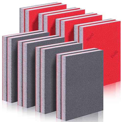 Niuny Schleifschwamm Nass Trocken Schleifpapier Set 16Stk Schleifpads 600 Körnung Schleifschwämme Handschleifblöcke Schleifblock für Holz Trockenbau Metall Farbe Autokarosseriereparatur Niuny Schleifschwamm Nass Trocken Schleifpapier Set 16Stk Schleifpads 600 Körnung Schleifschwämme Handschleifblöcke Schleifblock für Holz Trockenbau Metall Farbe Autokarosseriereparatur von Niuny