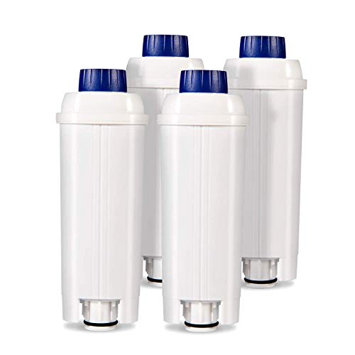 4X Wasserfilter Filter Filterpatrone DLSC002 Kompatibel mit De'Longhi Kaffeevollautomaten SER3017 5513292811 8004399327252 ECAM Esam ETAM BCO EC EC680 EC800 Serien von Niuzemyko