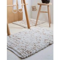 Badematte Bad Deko Teppich Ottova Braun Beige 2Èr Set von Nivalhome