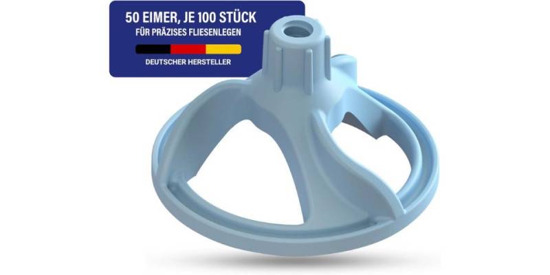 Nivelliersystem24.com Nivelliersystem Nivelliersystem24.com Zughauben für Fliesenstärke 3-15 mm (5000-St) von Nivelliersystem24.com