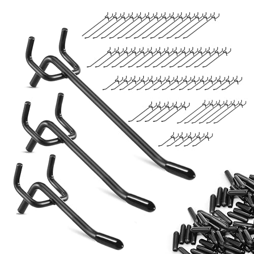 Nivithi 60 Lochwand Haken,15cm/10cm/5cm,für Werkzeugwand und Werkstatt Zubehör.Diese Haken für Lochwand Werkstatt sind ideal als Zubehör für Garage,Werkzeughalter und Lochwand Haken,2.5cm Lochabstand Nivithi 60 Lochwand Haken,15cm/10cm/5cm,für Werkzeugwand und Werkstatt Zubehör.Diese Haken für Lochwand Werkstatt sind ideal als Zubehör für Garage,Werkzeughalter und Lochwand Haken,2.5cm Lochabstand von Nivithi