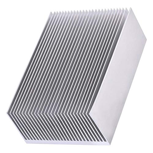 1-teiliger Aluminium-Kühlkörper-Kühlkörper, 100 * 69 * 36 mm, Kühlung für LED-Verstärkertransistor-IC-Modul, PC-Computer, Leiterplatte von Nivvity