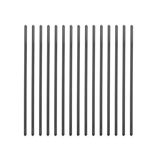 50 Stück Aluminium Treppe Baluster, Terrasse Geländer mit Schrauben, Flache Deck Balusters für die verschiedener Geländerrahmen, wie Decks, Treppen, Verandageländer, Handläufe, Balkone 82 x 2.54 x 0.2 50 Stück Aluminium Treppe Baluster, Terrasse Geländer mit Schrauben, Flache Deck Balusters für die verschiedener Geländerrahmen, wie Decks, Treppen, Verandageländer, Handläufe, Balkone 82 x 2.54 x 0.2 von Niwugady