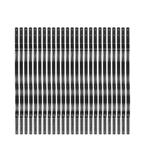 50 Stück Aluminium Treppe Baluster, Terrasse Geländer mit Schrauben, Wave Deck Balusters für die verschiedener Geländerrahmen, wie Decks, Treppen, Verandageländer, Handläufe, Balkone 82x2.54x0.25cm 50 Stück Aluminium Treppe Baluster, Terrasse Geländer mit Schrauben, Wave Deck Balusters für die verschiedener Geländerrahmen, wie Decks, Treppen, Verandageländer, Handläufe, Balkone 82x2.54x0.25cm von Niwugady