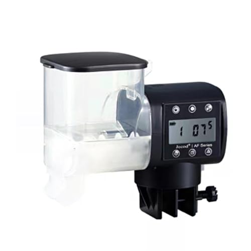Futterautomat für Aquarium 250ml - Automat Fische Futterspender - Fischfutter Feeder Feuchtigkeitsbeständig - Fisch Futterautomaten für Aquarium Fischtank- Klemmmontage von Niwugady