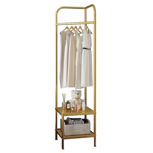 Niwugady Garderobenständer Metall Eckgarderobe, 2 in 1 Kleiderständer, freistehender Garderobenständer 42 x 42 x 190cm für Flur, Wohnzimmer, Schlafzimmer Niwugady Garderobenständer Metall Eckgarderobe, 2 in 1 Kleiderständer, freistehender Garderobenständer 42 x 42 x 190cm für Flur, Wohnzimmer, Schlafzimmer von Niwugady