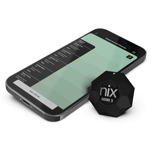 Nix Mini 3 Farbsensor Colorimeter - Tragbares Farbabgleich-Tool - Staub-, Schmutz- und Spritzwasserresistent (IPX4) - Farben und Digitale Farbwerte sofort identifizieren und abgleichen. von Nix