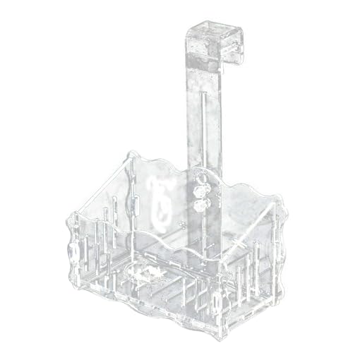 Acrylfischtankpflanzhalter - Schwimmender Topfbecher, Aquarium - Vase | Kompakter Transparenter Pflanzer Für Fuchsias, Narzissen, Pothos, Wasserpflanzenbehälter Für Fischschalenausstellung Und Pf von Nixiara
