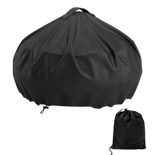 BBQ Grill Cover - Runder Kochschutz, Weit Verbreitete Kleine BBQ Shield | Compact Electric Grill Wrap Zum Wetterschutz, Staubdicht von Nixiara