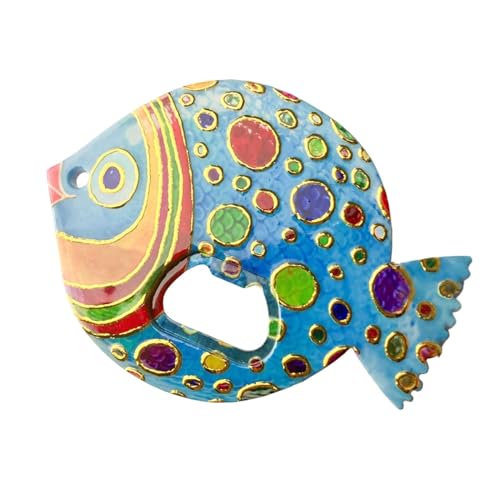 Fisch-Flaschenöffner – Garagentor-Magnete – multifunktionale magnetische Aufkleber für Kühlschrank, Bierflaschenöffner-Magnete, Kühlschrank-Metalltür-Dekoration von Nixiara