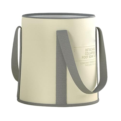 Foot Bad Eimer - Tragbare Wanne, Faltbarer Behälter | Deep Foot Bowl Mit Tragengriff Zum Einweichen, Nagelbehandlung, Waschen Von Füßen, Reisezubehört von Nixiara