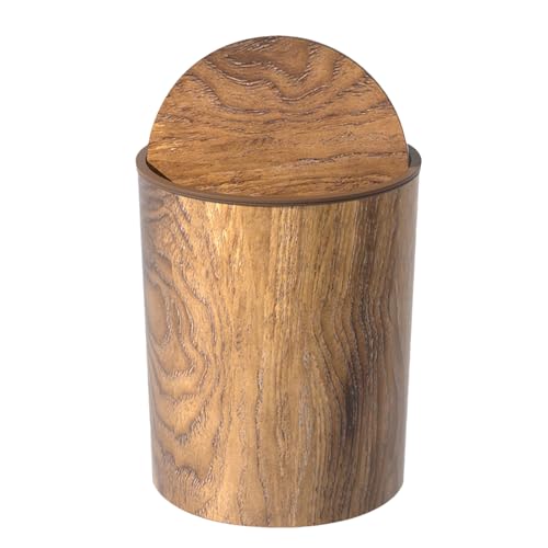 Getreidemülleimer aus rustikalem Holz – Mülleimer mit großem Volumen, Swing-Top-Behälter | Küchenabfallkorb aus Holz, Mülleimer im Retro-Stil für Badezimmer und Büros Getreidemülleimer aus rustikalem Holz – Mülleimer mit großem Volumen, Swing-Top-Behälter | Küchenabfallkorb aus Holz, Mülleimer im Retro-Stil für Badezimmer und Büros von Nixiara