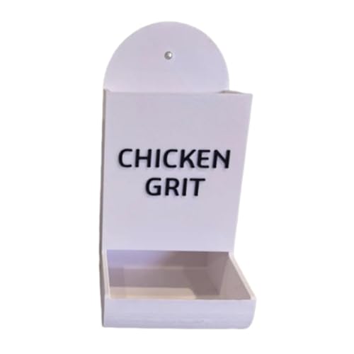 Hühnerkörnern -Spender -Feeder - Coop -Feeder, Grit Tably | Wdiyy Verwendet 3D -Kunstküken -Feeder Zum Schlüpfen Von Sten, Durchstreikende Vögel, Backyard -Geflügelversorgung, Bauernhauptsachen Für Vo von Nixiara