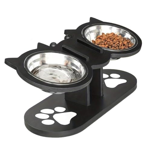 Katzen -Fütterungsstation - Pet Bowl Stand, Erhöhte Wasserplattform | Verstellbarer Trinkhalter Für Welpen Kätzchen Food Dish Home Verwenden Sie Innenreisen Multi-Pet Family Hydratation Station Setup Katzen -Fütterungsstation - Pet Bowl Stand, Erhöhte Wasserplattform | Verstellbarer Trinkhalter Für Welpen Kätzchen Food Dish Home Verwenden Sie Innenreisen Multi-Pet Family Hydratation Station Setup von Nixiara