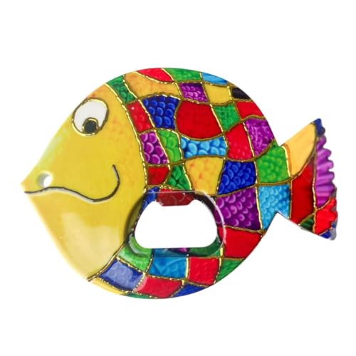 Magnetischer Fisch-Flaschenöffner, Garagentor-Magnete | Multifunktionale magnetische Aufkleber für Frodge, Bierflaschenöffner-Magnete, Kühlschrank-Metalltürdekoration von Nixiara