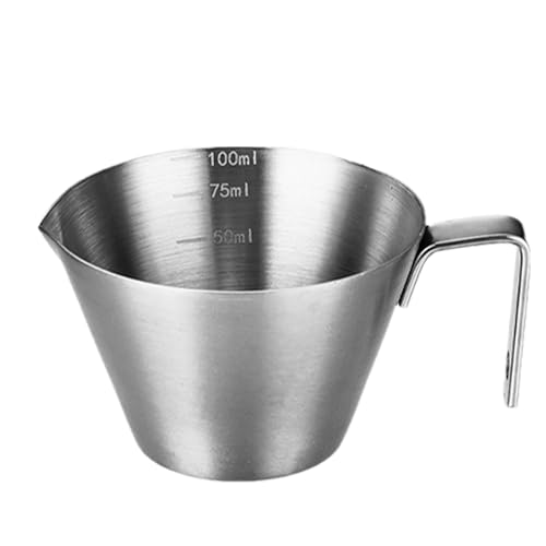 -Messbecher | Kleine Kaffeemessung Tasse | - -Tasse, Metall - -Zubehör, Shots Cup Mit Griff -Messbecher | Kleine Kaffeemessung Tasse | - -Tasse, Metall - -Zubehör, Shots Cup Mit Griff von Nixiara