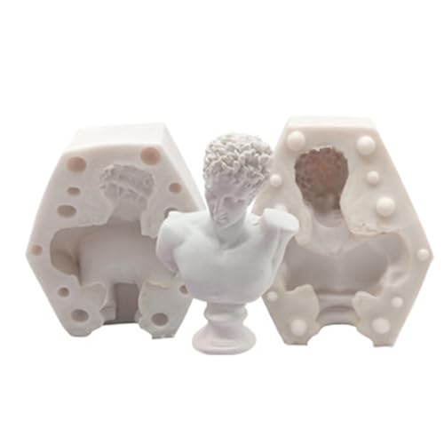 Nixiara 3D Silikonkerkerbüste Form - 3D Silikonkerkerbüste Form, Silikonseife Kerzeform Duft Wachsschmelzform | -Kerzen -Seife Gips -Herstellung Tool Für Home Wedding Receptions Party Dekoration Nixiara 3D Silikonkerkerbüste Form - 3D Silikonkerkerbüste Form, Silikonseife Kerzeform Duft Wachsschmelzform | -Kerzen -Seife Gips -Herstellung Tool Für Home Wedding Receptions Party Dekoration von Nixiara