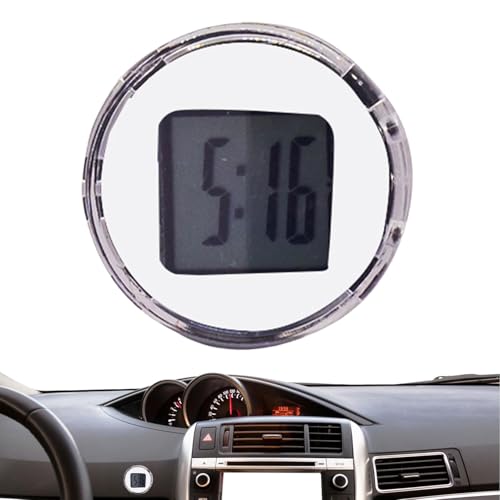 Nixiara Auf die Uhr kleben, auf die Uhr für das Armaturenbrett des Autos kleben | Digitaler Auto-Uhr-Stick auf der Lüftungsuhr | Elektronische Armaturenbrett-Dekoration von Nixiara