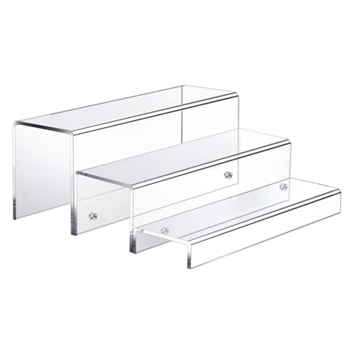 Nixiara Barregale Für Spirituosenflaschen - Flaschensteiger, Acrylständer | 3 -Tier -Getränke -Display -Rack Für Home, Weinprotokollregal Für Küchenarbeitsplatte, Speisesaal -Setup, Wohnzimmer Halte Nixiara Barregale Für Spirituosenflaschen - Flaschensteiger, Acrylständer | 3 -Tier -Getränke -Display -Rack Für Home, Weinprotokollregal Für Küchenarbeitsplatte, Speisesaal -Setup, Wohnzimmer Halte von Nixiara