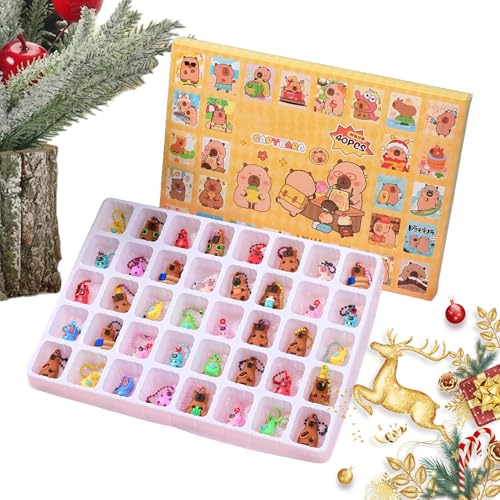 Nixiara Capybara Adventskalender - 24 Tage Weihnachts mit Capybara Figur - Taschenanhänger Niedlich für Weihnachten | Feiertags-Party Auto Telefon Rucksack Baum Fenster Tür Schlafzimmer Nixiara Capybara Adventskalender - 24 Tage Weihnachts mit Capybara Figur - Taschenanhänger Niedlich für Weihnachten | Feiertags-Party Auto Telefon Rucksack Baum Fenster Tür Schlafzimmer von Nixiara