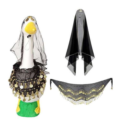 Nixiara Organe Ostern Ostern Kostüm Entenstatue, Kleidung Ente mit Bandana mit Pailletten – Kleidung für die Jahreszeit, dekorativ, Außendekoration, Zubehör Nixiara Organe Ostern Ostern Kostüm Entenstatue, Kleidung Ente mit Bandana mit Pailletten – Kleidung für die Jahreszeit, dekorativ, Außendekoration, Zubehör von Nixiara