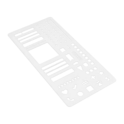 Nixiara Planer Schablone | Journal Vorlage | Punktierte Lineal Für Banner Listen Stempel Lettering Scrapbook Zeichnen Planen Journaling Basteln von Nixiara