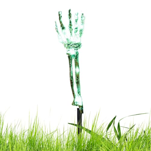 Nixiara Skelett Gartenstecker | Halloween Dekoration Für Garten | Solarbetriebene Geister Mit Realistischen Armknochen Für Garten Vorgarten Rasen Wegbeleuchtung Außendekoration Nixiara Skelett Gartenstecker | Halloween Dekoration Für Garten | Solarbetriebene Geister Mit Realistischen Armknochen Für Garten Vorgarten Rasen Wegbeleuchtung Außendekoration von Nixiara