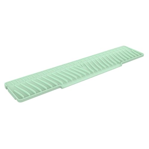 Nixiara Spülbecken für Wasserspritzer, Küchenspüle, Drainagematte, 22,8 x 4,9 Zoll, Silikon-Spülbeckenschutz, faltbar, für Küche, Badezimmertheke von Nixiara